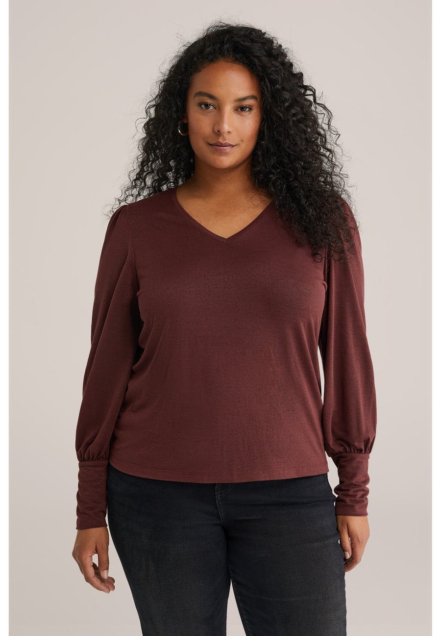 Топ WE Fashion CURVE, Burgundy Red/Bordeaux
Топ WE Fashion CURVE, Burgundy Red/Bordeaux