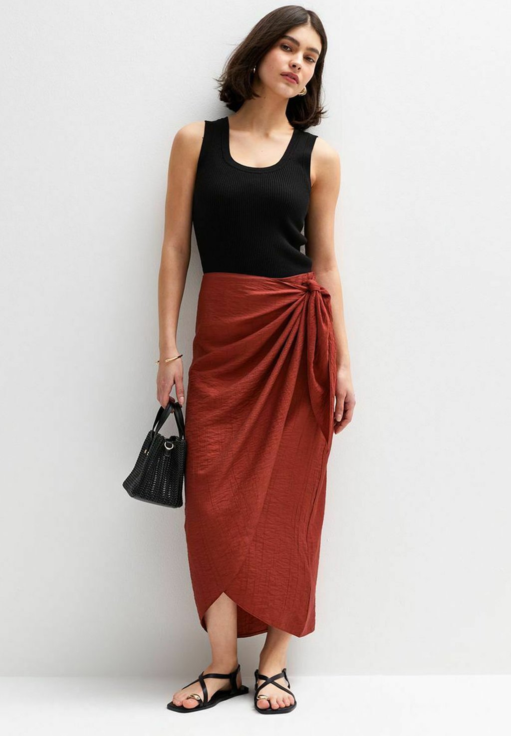 Юбка макси MIDI New Look, темно-коричневый
Юбка макси MIDI New Look, темно-коричневый