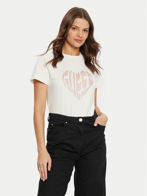 Футболка узкого кроя Guess, экрю
Футболка узкого кроя Guess, экрю