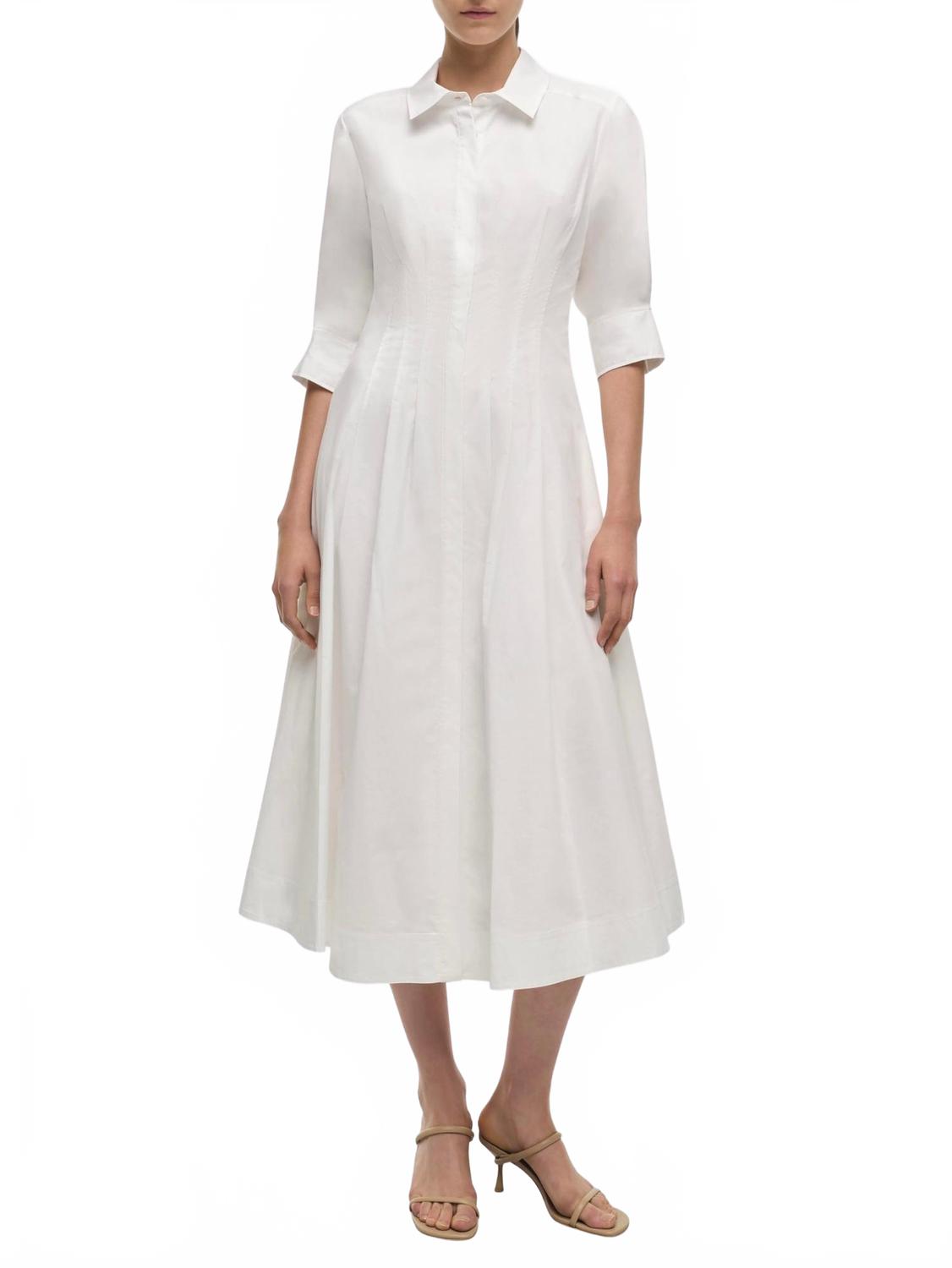 Jazz Pintuck платье миди в белом цвете SIMKHAI
Jazz Pintuck платье миди в белом цвете SIMKHAI