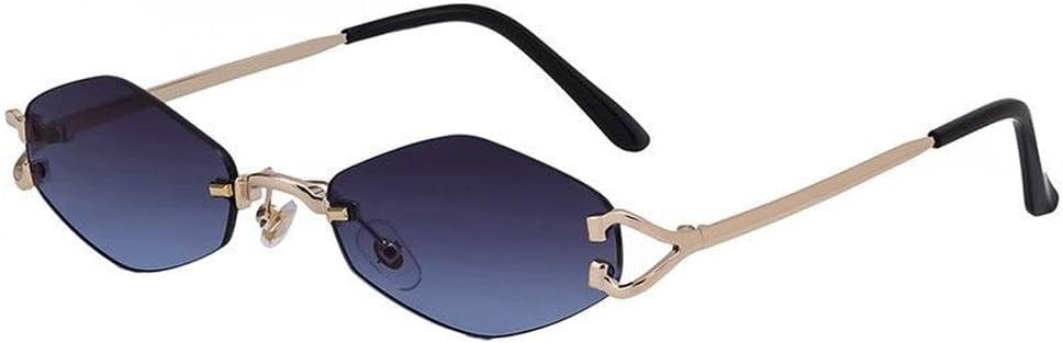 Женские солнцезащитные очки без оправы, классические панк-очки в металлической оправе, для женщин и мужчин, защита от ультрафиолета UV400, SUN1425 Generic, C6 Gold Gray Blue
Женские солнцезащитные очки без оправы, классические панк-очки в металлической оправе, для женщин и мужчин, защита от ультрафиолета UV400, SUN1425 Generic, C6 Gold Gray Blue