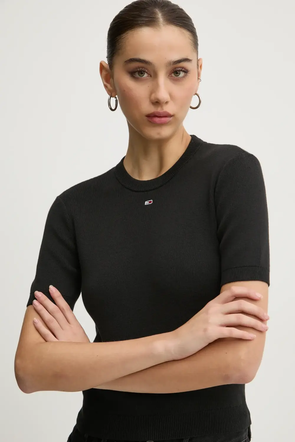 Хлопковый свитер Tommy Jeans, черный
Хлопковый свитер Tommy Jeans, черный