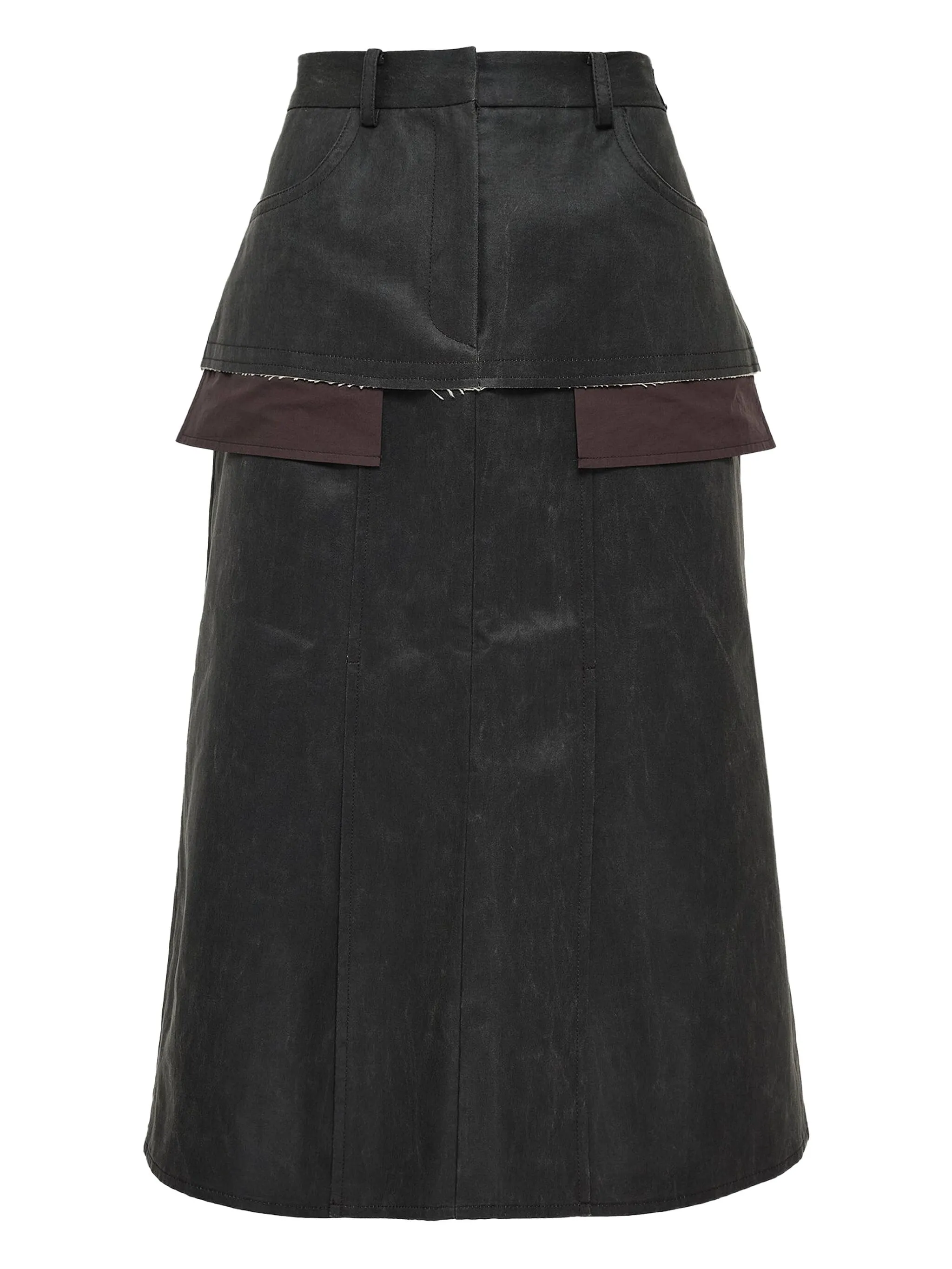 Многослойная юбка миди Re Code, коричневый
Многослойная юбка миди Re Code, коричневый