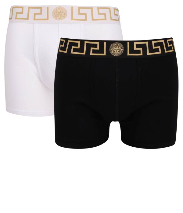Трусы мужские Versace боксеры с фирменным принтом 2 шт, черный/белый
Трусы мужские Versace боксеры с фирменным принтом 2 шт, черный/белый