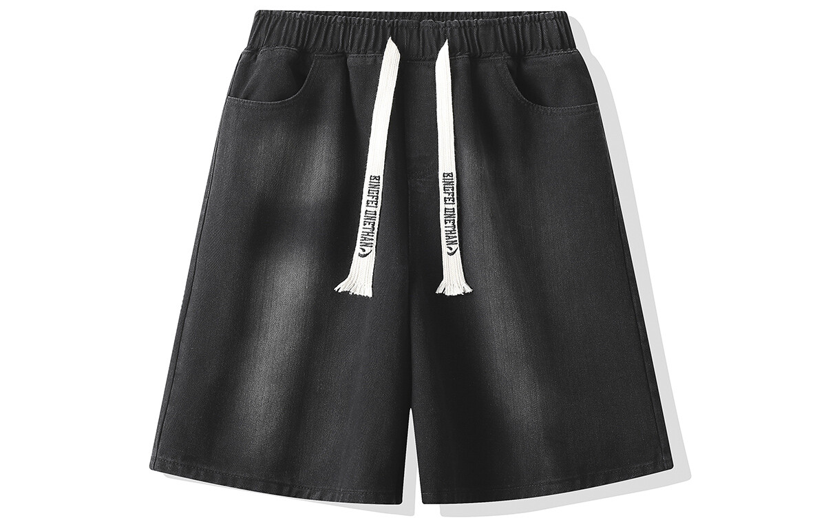 Bingfei Джинсовые шорты унисекс Ice Flying, Черный
Bingfei Джинсовые шорты унисекс Ice Flying, Черный