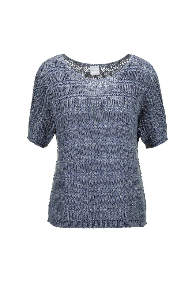 Свитер из лент с блестящим эффектом Madeleine, голубой
Свитер из лент с блестящим эффектом Madeleine, голубой