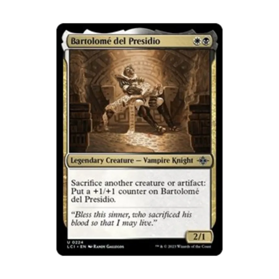 CCG Бартоломе дель Пресидио (В), MTG - The Lost Caverns of Ixalan
CCG Бартоломе дель Пресидио (В), MTG - The Lost Caverns of Ixalan