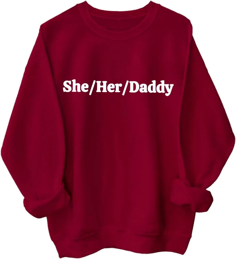 Толстовка She Her Daddy с длинным рукавом
Толстовка She Her Daddy с длинным рукавом