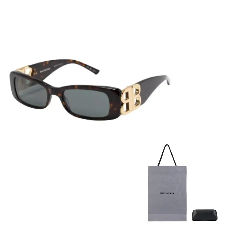 Balenciaga Квадратные солнцезащитные очки с ацетатом металла женские коричневые, Brown 
Balenciaga Квадратные солнцезащитные очки с ацетатом металла женские коричневые, Brown