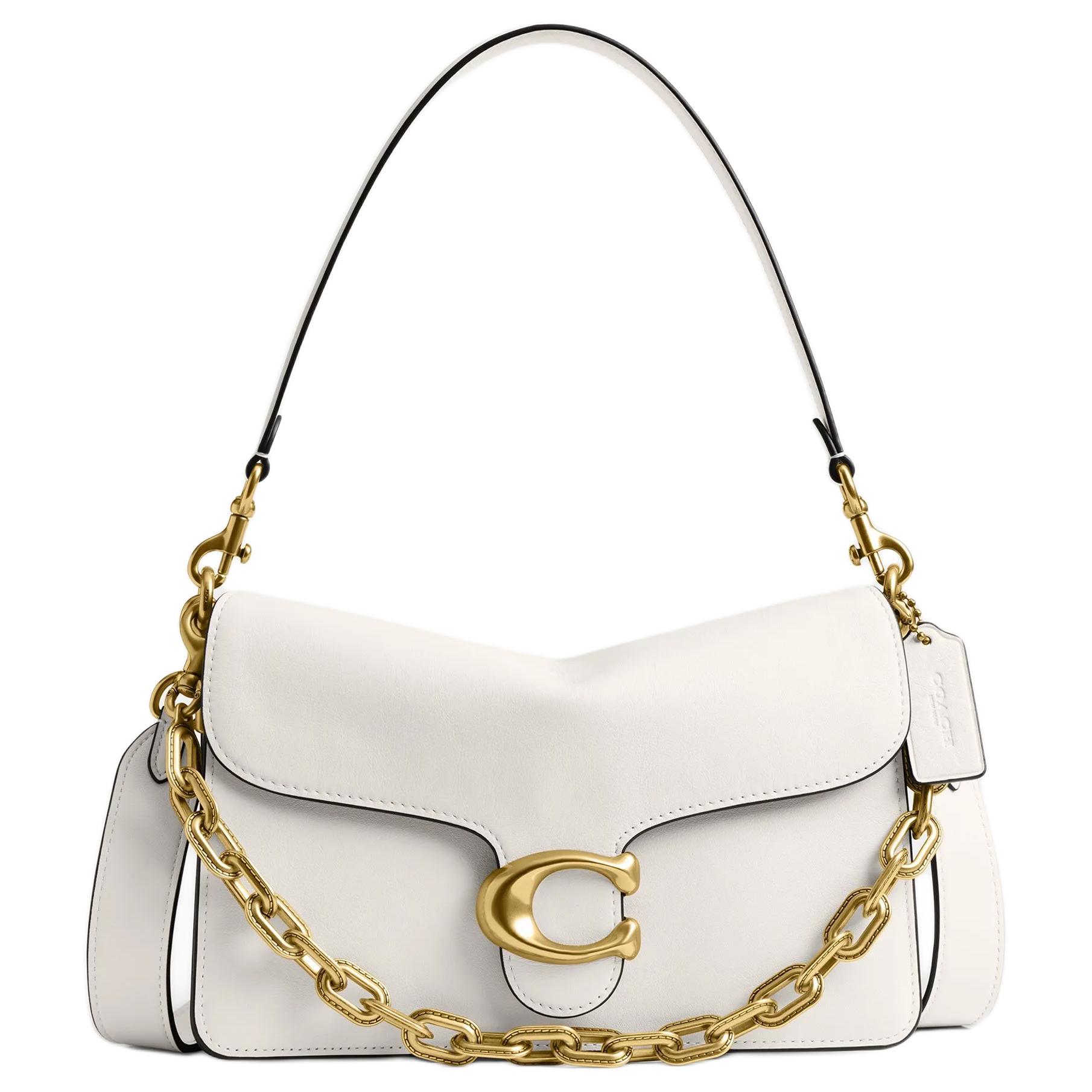 COACH Кожаная сумка через плечо в горошек женская белая мел
COACH Кожаная сумка через плечо в горошек женская белая мел