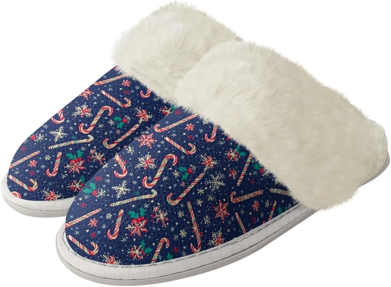 Тапочки Srengjodk для женщин и мужчин, хлопковые фланелевые тапочки с меховой отделкой, домашние тапочки, рождественские тапочки для пары, размеры 36-47, Xmas Candy Canes Print
Тапочки Srengjodk для женщин и мужчин, хлопковые фланелевые тапочки с меховой отделкой, домашние тапочки, рождественские тапочки для пары, размеры 36-47, Xmas Candy Canes Print