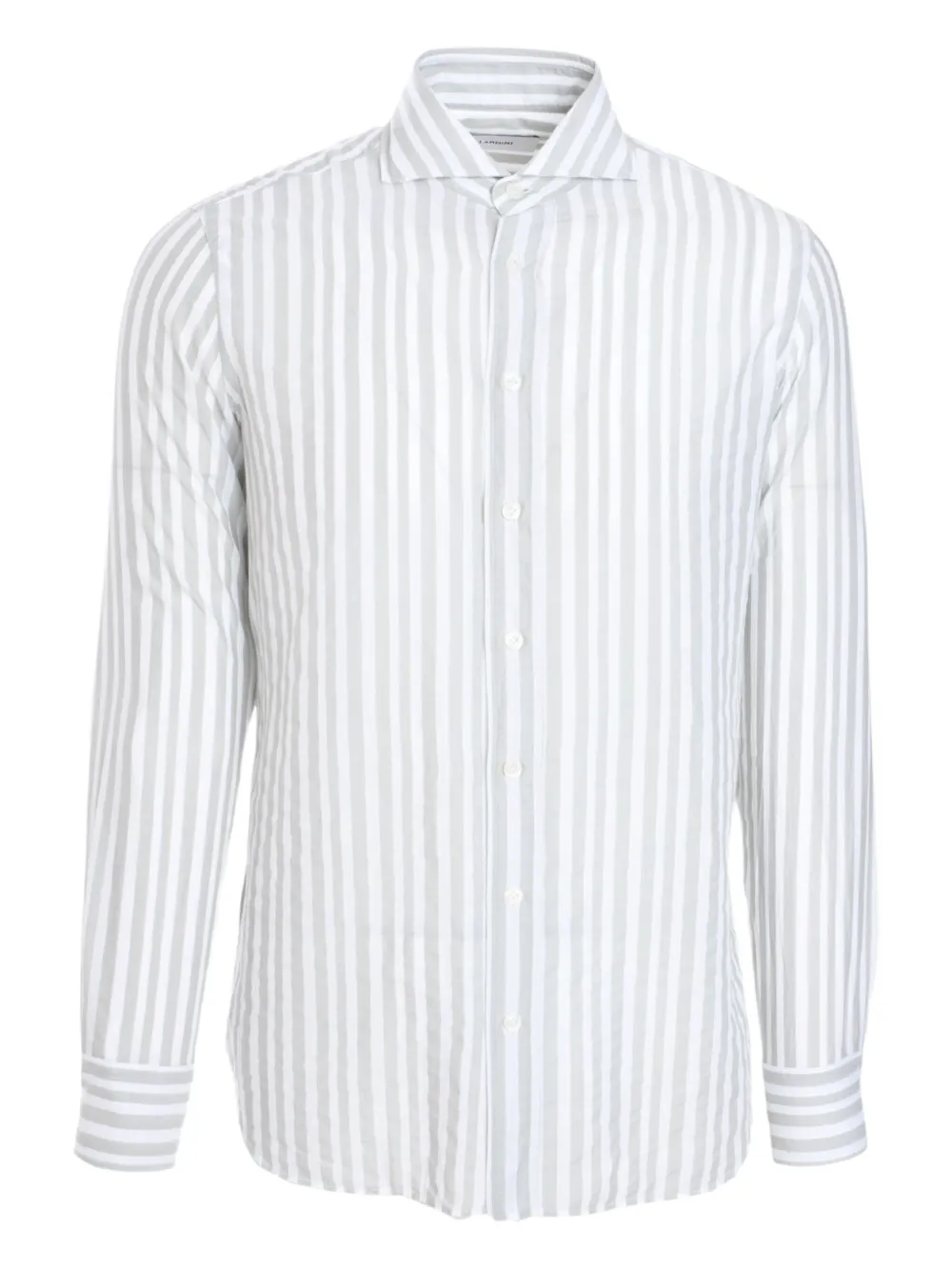 Полосатая рубашка на пуговицах Lardini, белый
Полосатая рубашка на пуговицах Lardini, белый