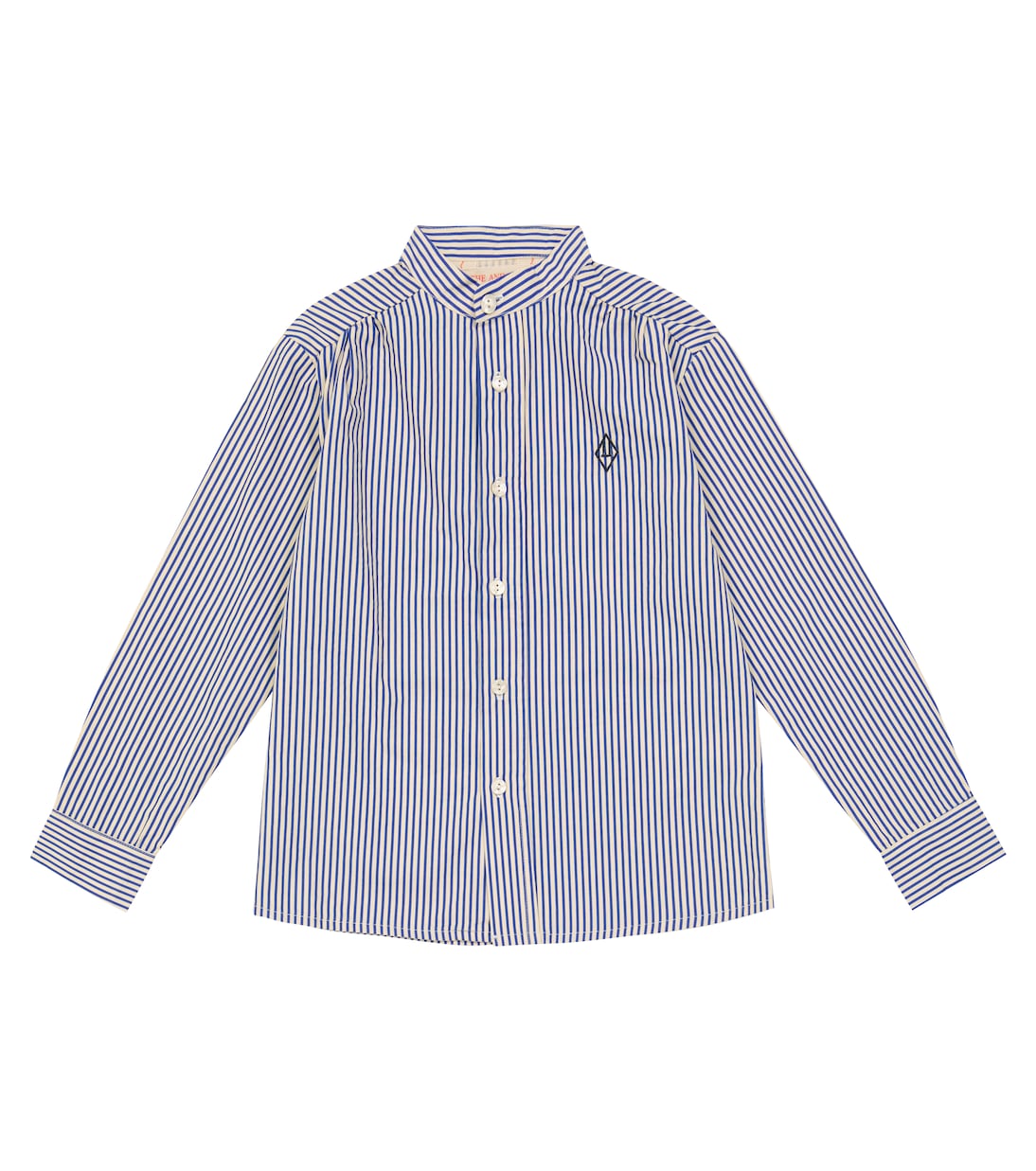 Хлопковая рубашка в тонкую полоску со скорпионом The Animals Observatory, Blue Stripes
Хлопковая рубашка в тонкую полоску со скорпионом The Animals Observatory, Blue Stripes