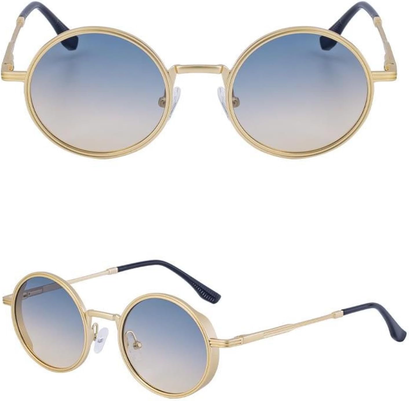 Панк-солнцезащитные очки круглой формы для женщин и мужчин, роскошные, модные, с металлической оправой, в стиле стимпанк, с защитой от УФ-излучения UV400 TVTBBVV, C5goldgreenyellow
Панк-солнцезащитные очки круглой формы для женщин и мужчин, роскошные, модные, с металлической оправой, в стиле стимпанк, с защитой от УФ-излучения UV400 TVTBBVV, C5goldgreenyellow