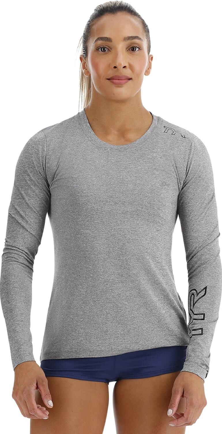 Рубашка с длинными рукавами SunDefense — женская TYR, серый 
Рубашка с длинными рукавами SunDefense — женская TYR, серый