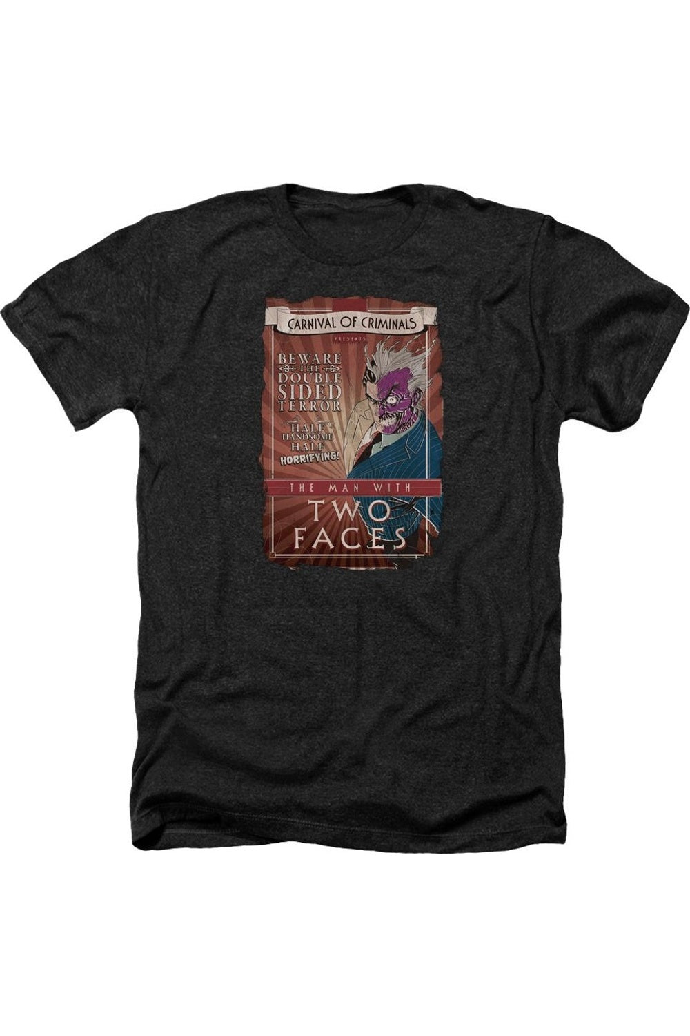 Футболка / футболка Batman Two Faces для взрослых Heather Gildan, черный
Футболка / футболка Batman Two Faces для взрослых Heather Gildan, черный