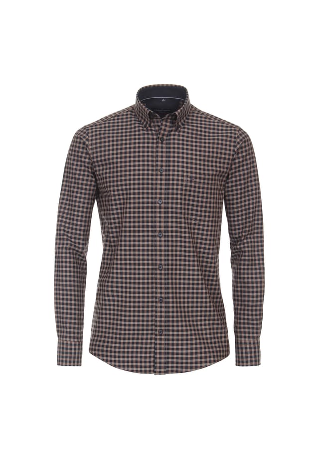 Рубашка фланелевая свободного покроя в клетку Casamoda, коричневый
Рубашка фланелевая свободного покроя в клетку Casamoda, коричневый