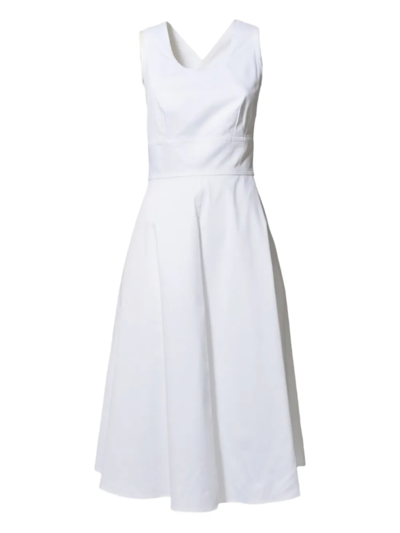 Платье-клеш без рукавов ASPESI, белый
Платье-клеш без рукавов ASPESI, белый