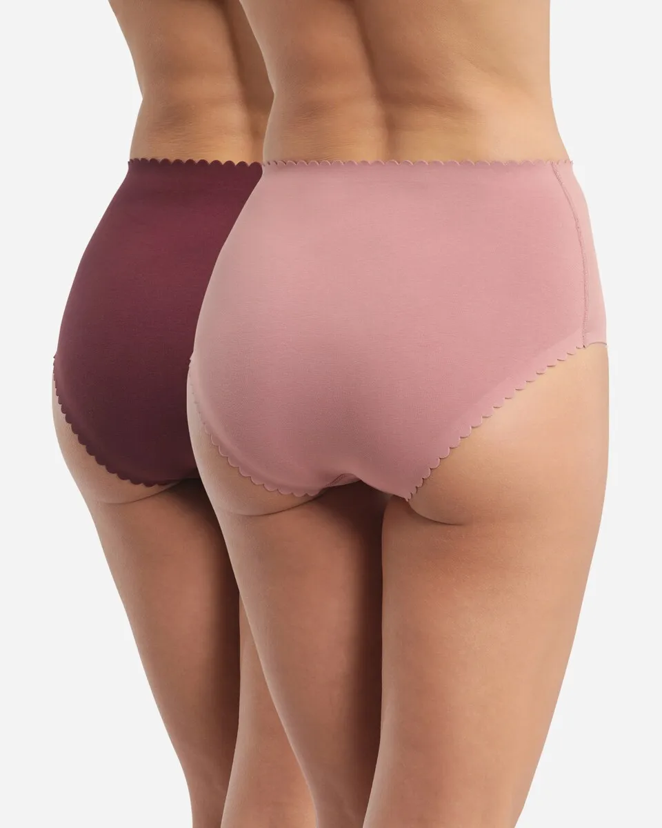 В наборе 2 невидимых хлопковых трусика-комбинации с лазерной резкой Dim, мультиколор
В наборе 2 невидимых хлопковых трусика-комбинации с лазерной резкой Dim, мультиколор