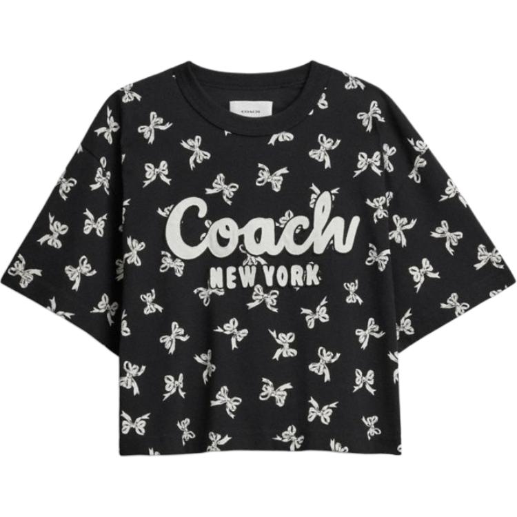 COACH Футболка женская черная, Черный, COACH Футболка женская черная
COACH Футболка женская черная, Черный, COACH Футболка женская черная