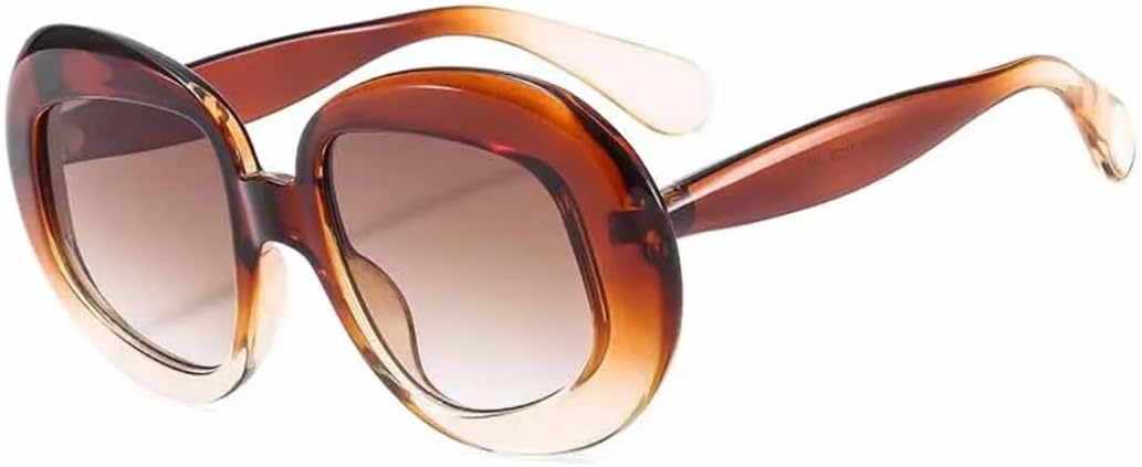 Винтажные большие овальные солнцезащитные очки для женщин и мужчин, модные, в крупной оправе, для активного отдыха, летних путешествий, солнцезащитные очки UV400 TKKTLLT, Brown Tea
Винтажные большие овальные солнцезащитные очки для женщин и мужчин, модные, в крупной оправе, для активного отдыха, летних путешествий, солнцезащитные очки UV400 TKKTLLT, Brown Tea