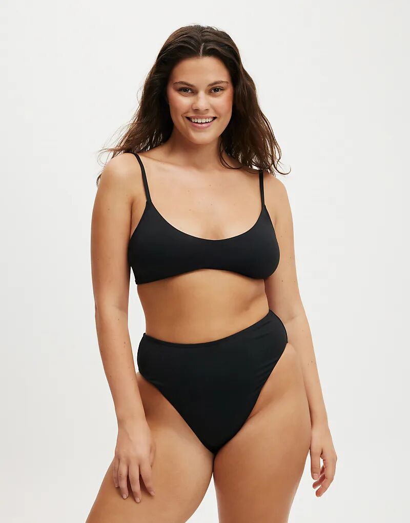 Бикини-топ Cotton On Super Scoop черного цвета Cotton On
Бикини-топ Cotton On Super Scoop черного цвета Cotton On