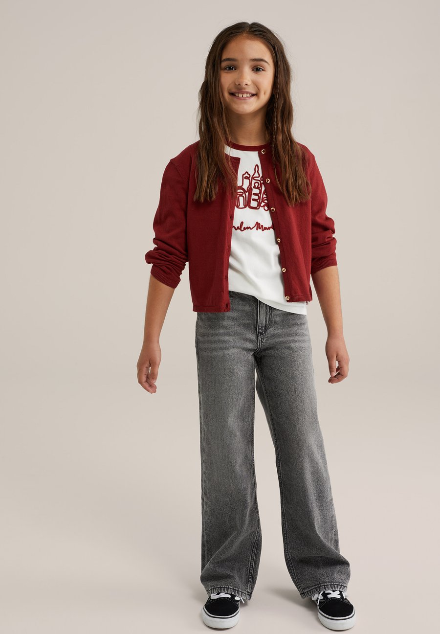 Кардиган WE Fashion Cardigan, Burgundy Red/Red
Кардиган WE Fashion Cardigan, Burgundy Red/Red