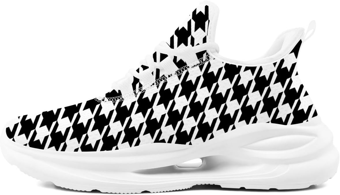Кроссовки в клетку «гусиная лапка» для женщин и мужчин, спортивные обувь для бега, тенниса и прогулок Generic, белый/черный
Кроссовки в клетку «гусиная лапка» для женщин и мужчин, спортивные обувь для бега, тенниса и прогулок Generic, белый/черный