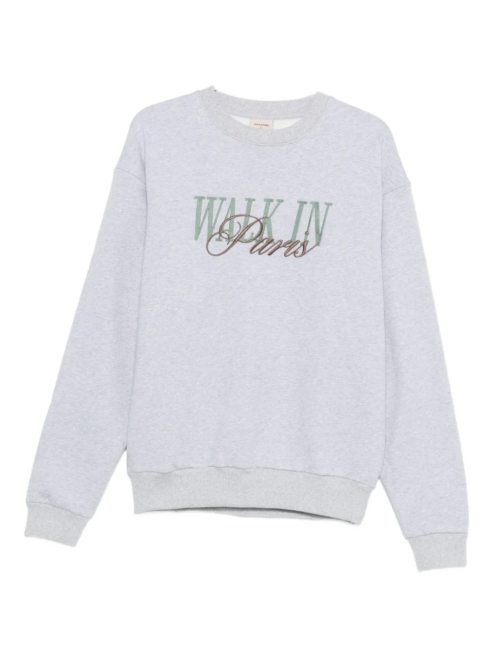 Свитшот с вышитым логотипом Walk In Paris, серый
Свитшот с вышитым логотипом Walk In Paris, серый