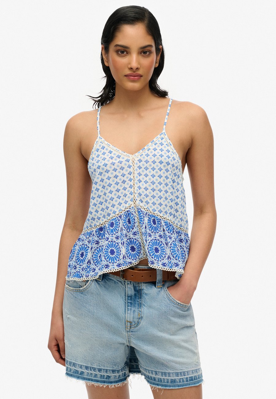 Топ Superdry & Co LADDER TRIM, Ibiza Tile Mix Blue/Light Blue
Топ Superdry & Co LADDER TRIM, Ibiza Tile Mix Blue/Light Blue