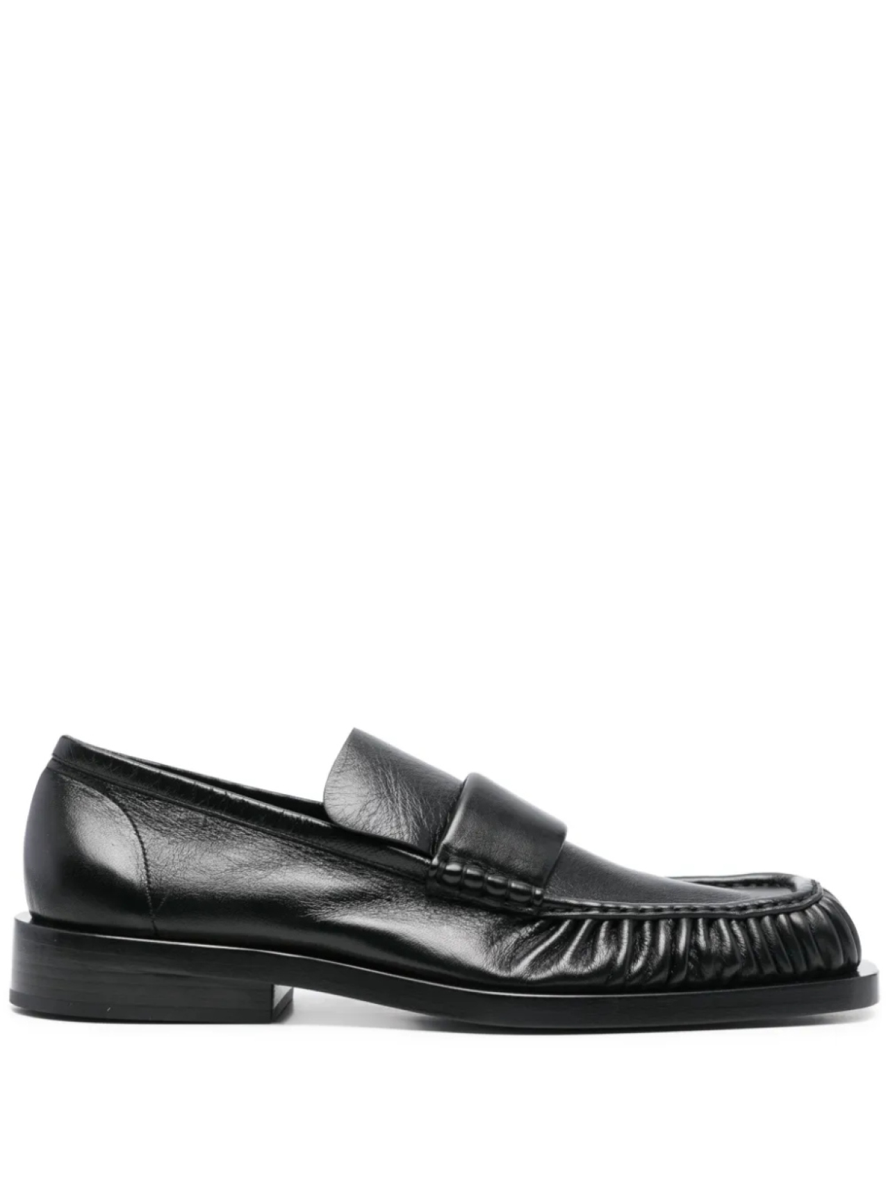 Кожаные мокасины Jil Sander, черный 
Кожаные мокасины Jil Sander, черный