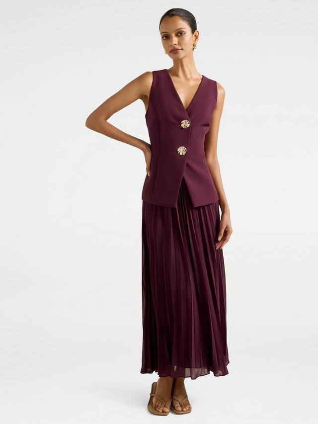 Larissa Petite плиссированное жилетное платье макси Forever New
Larissa Petite плиссированное жилетное платье макси Forever New