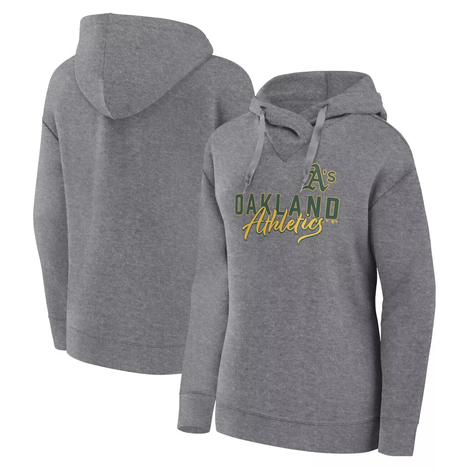 Женский пуловер с капюшоном Fanatics Heather Grey Oakland Athletics Script Favorite Fanatics
Женский пуловер с капюшоном Fanatics Heather Grey Oakland Athletics Script Favorite Fanatics