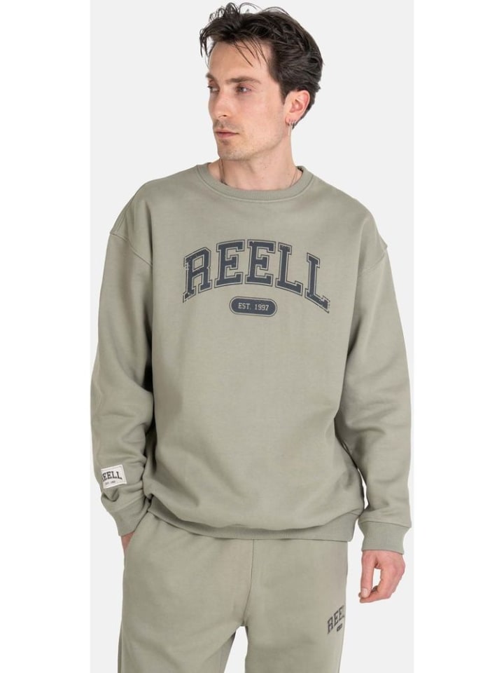 Толстовка Team Crewneck зеленого цвета Reell
Толстовка Team Crewneck зеленого цвета Reell