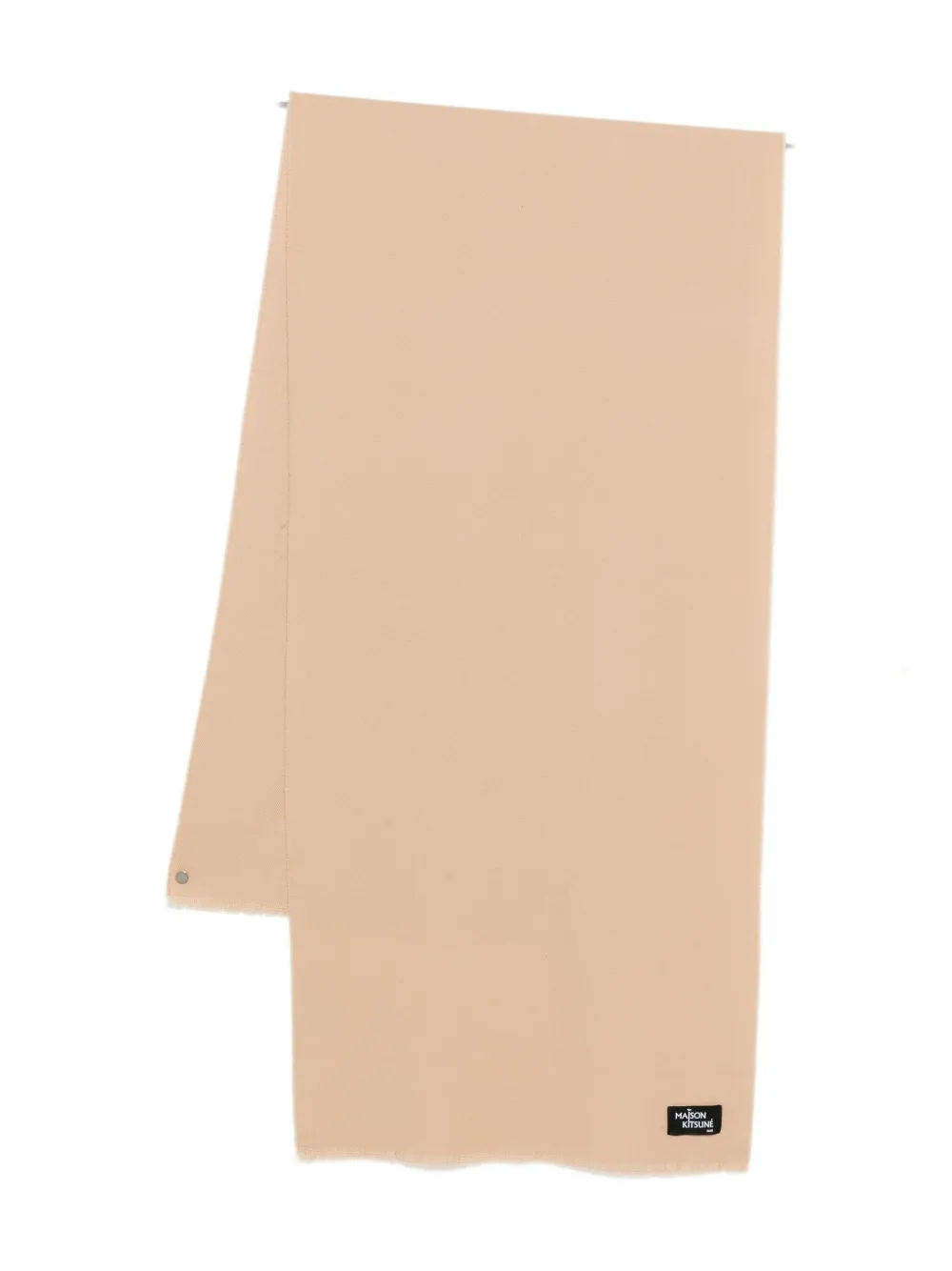 Шерстяной шарф с бахромой Maison Kitsuné, нейтральный
Шерстяной шарф с бахромой Maison Kitsuné, нейтральный