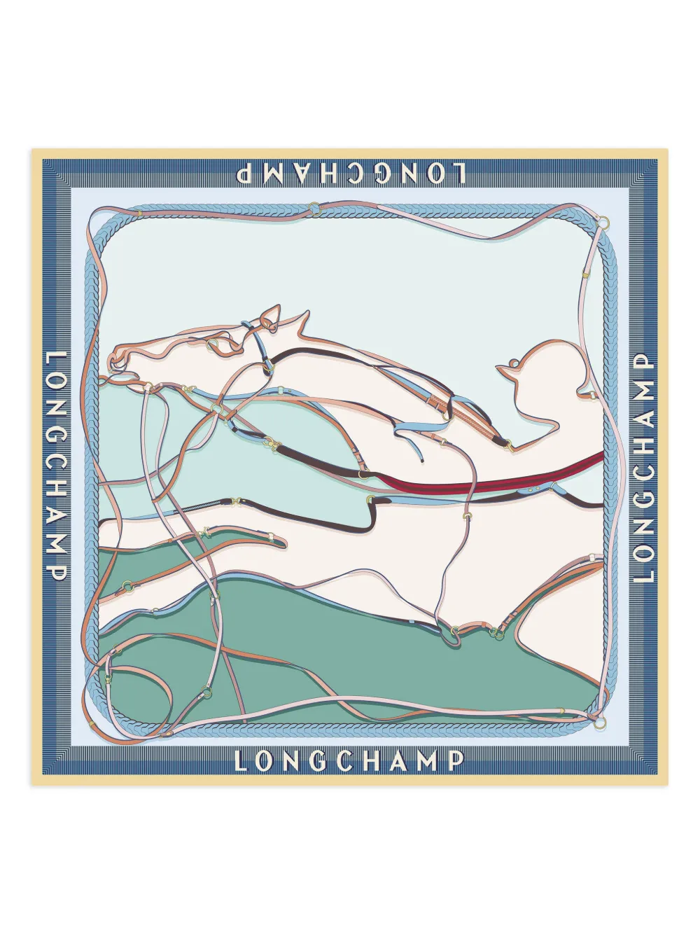 Шелковый платок A toute Allure Longchamp, бежевый
Шелковый платок A toute Allure Longchamp, бежевый