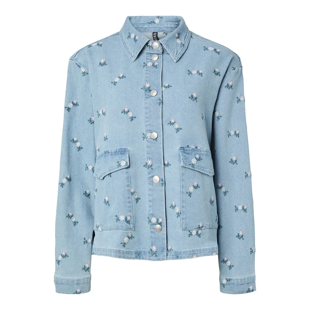 Рубашка с длинным рукавом Pieces Flora Denim Emb, синий
Рубашка с длинным рукавом Pieces Flora Denim Emb, синий
