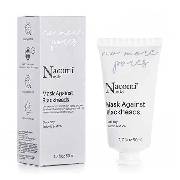 Маска для лица против прыщей Mascarilla No More Pores Nacomi, 50 ml
Маска для лица против прыщей Mascarilla No More Pores Nacomi, 50 ml