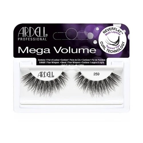Накладные ресницы 259, черный Ardell, Mega Volume
Накладные ресницы 259, черный Ardell, Mega Volume