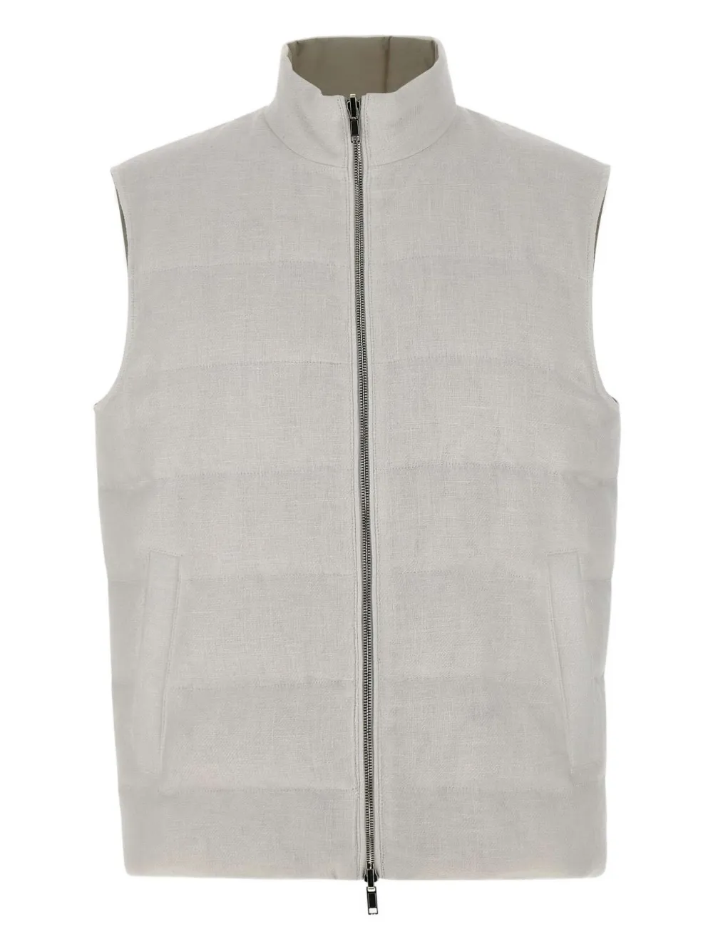 Льняной жилет Eleventy, белый 
Льняной жилет Eleventy, белый