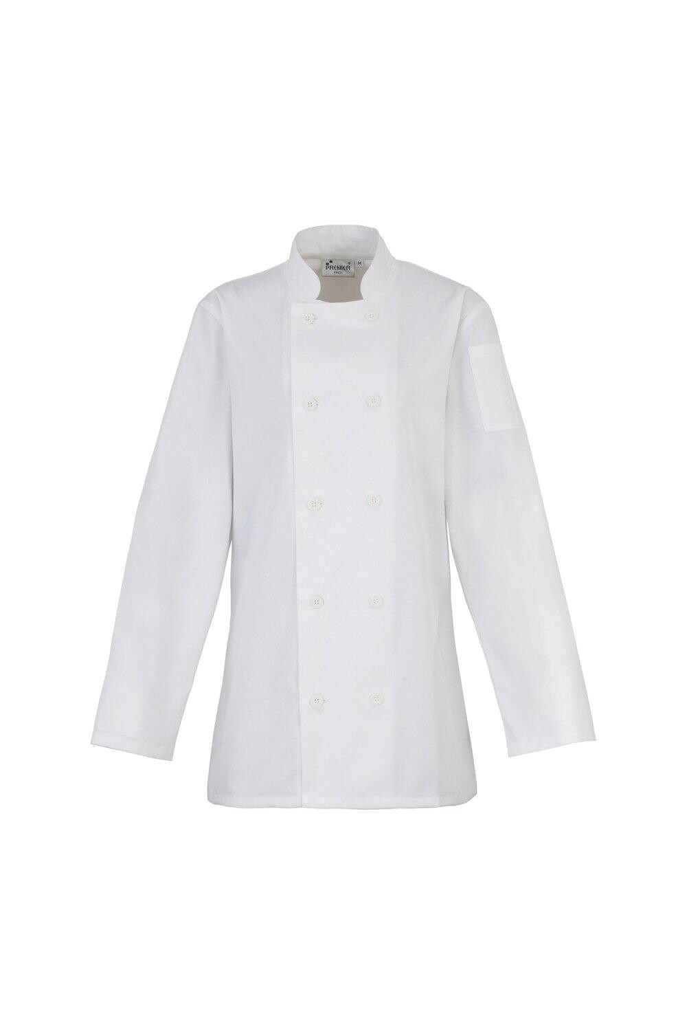 Куртка шеф-повара с длинными рукавами Premier, белый
Куртка шеф-повара с длинными рукавами Premier, белый