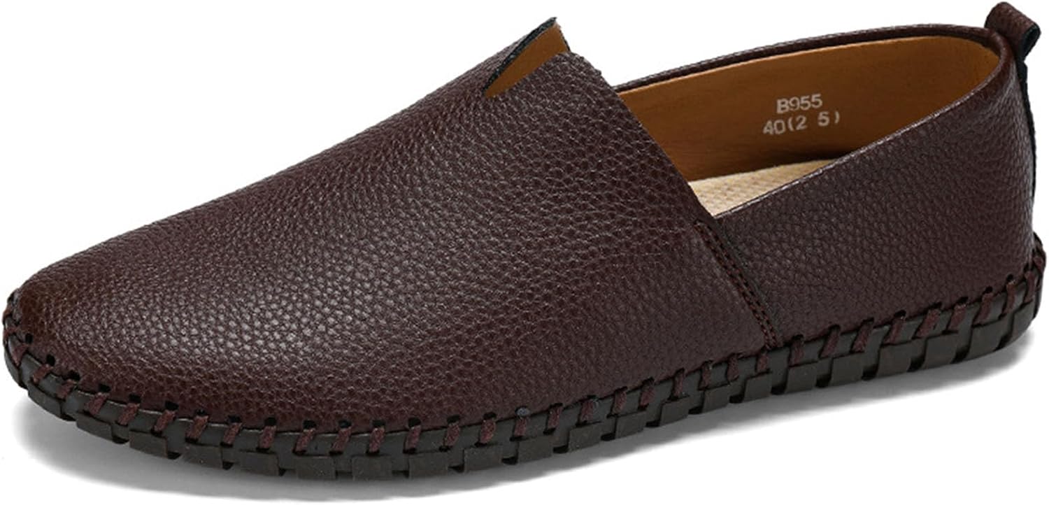Мужские ретро мокасины из кожи с ручной строчкой, мягкой подошвой, модные, повседневные, удобные, мягкие, противоскользящие прогулочные туфли Vannida, темно-коричневый
Мужские ретро мокасины из кожи с ручной строчкой, мягкой подошвой, модные, повседневные, удобные, мягкие, противоскользящие прогулочные туфли Vannida, темно-коричневый