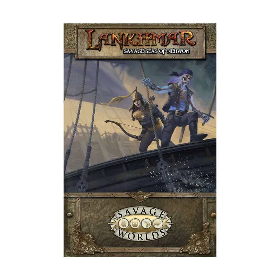 Lankhmar - Savage Seas of Nehwon, Savage Worlds (Pinnacle/Great White Games), твердый переплет
Lankhmar - Savage Seas of Nehwon, Savage Worlds (Pinnacle/Great White Games), твердый переплет