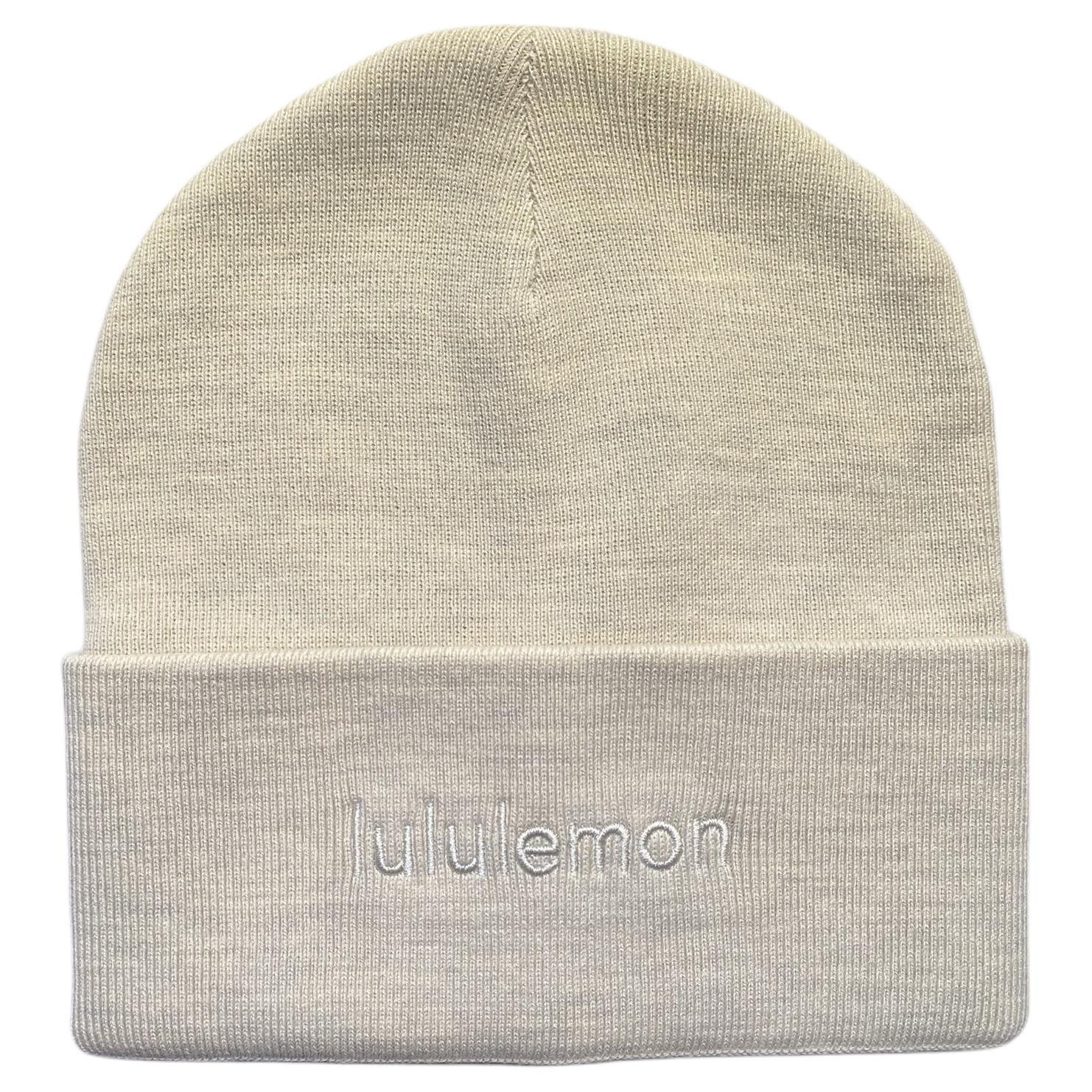 Lululemon Унисекс белая шапка бини, White
Lululemon Унисекс белая шапка бини, White