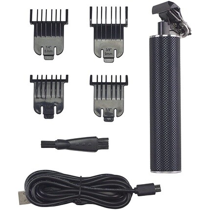 Прецизионная аккумуляторная машинка для стрижки волос из нержавеющей стали, черная, маленькая, Beper
Прецизионная аккумуляторная машинка для стрижки волос из нержавеющей стали, черная, маленькая, Beper