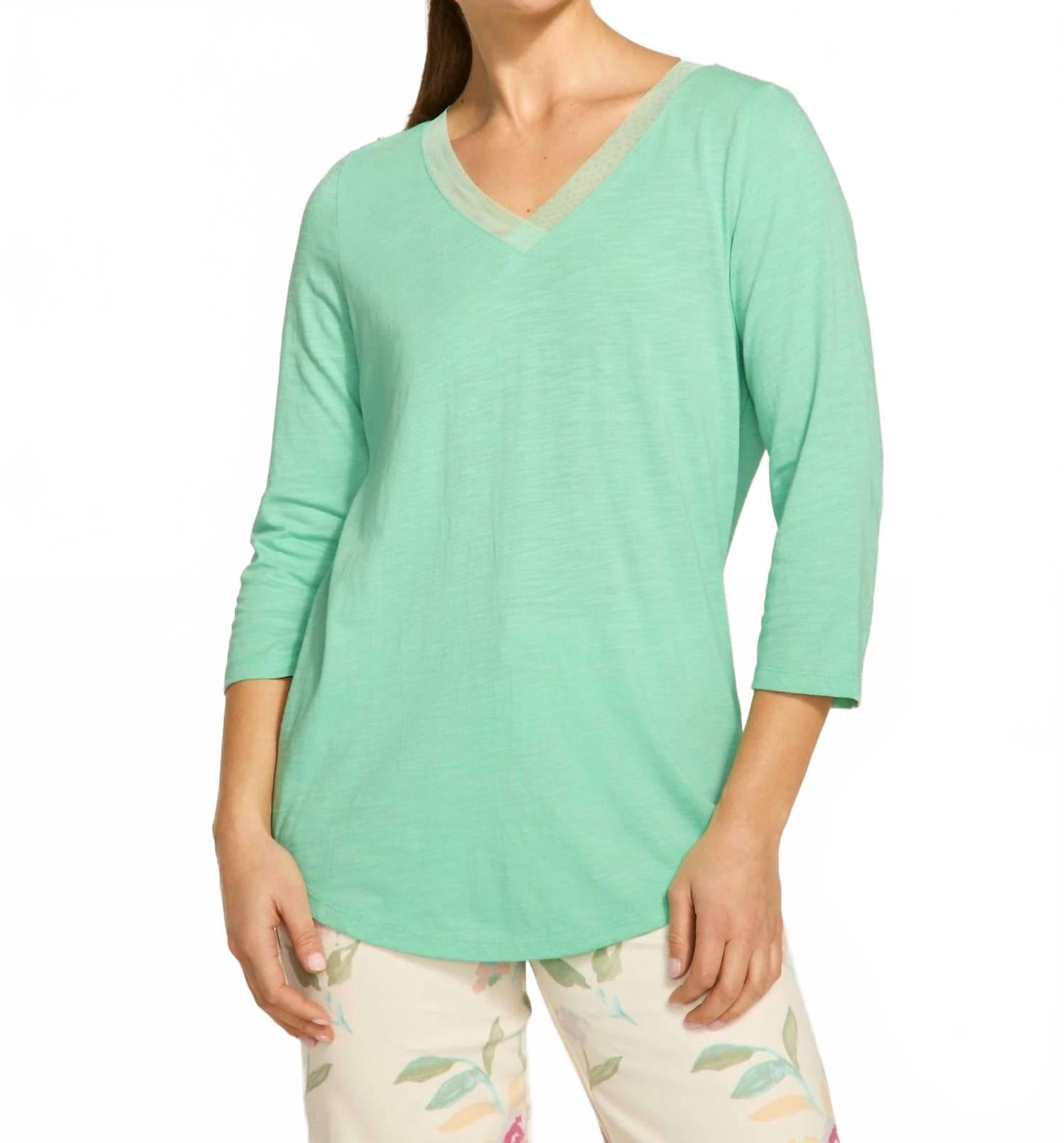 Топ из сетки с V-образным вырезом цвета «патина» FDJ, Patina
Топ из сетки с V-образным вырезом цвета «патина» FDJ, Patina