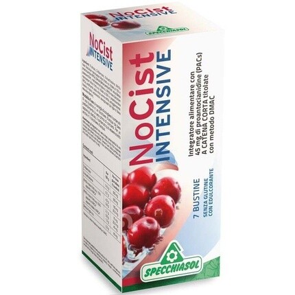 NoCist Intensive с клюквой для правильного функционирования мочевыводящих путей 7 пакетиков Specchiasol
NoCist Intensive с клюквой для правильного функционирования мочевыводящих путей 7 пакетиков Specchiasol