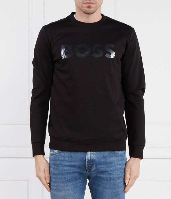 Толстовка мужская Boss Green с блестящим логотипом, черный
Толстовка мужская Boss Green с блестящим логотипом, черный