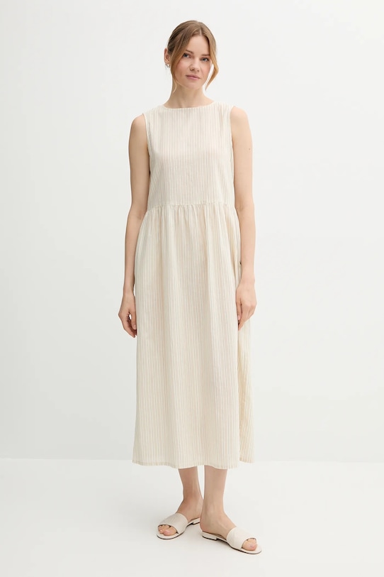 Платье с добавлением льна United Colors Of Benetton, бежевый
Платье с добавлением льна United Colors Of Benetton, бежевый