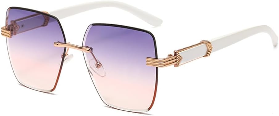 Солнцезащитные очки UV400 с градиентной металлической оправой, безрамочные, для женщин и мужчин, для бега и занятий спортом на открытом воздухе generic, Gold Grey Pink
Солнцезащитные очки UV400 с градиентной металлической оправой, безрамочные, для женщин и мужчин, для бега и занятий спортом на открытом воздухе generic, Gold Grey Pink